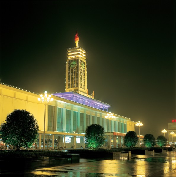 Railway station of Changsha,Hunan,China