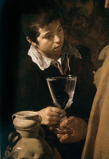 Velázquez, The water merchant of Seville (detail)