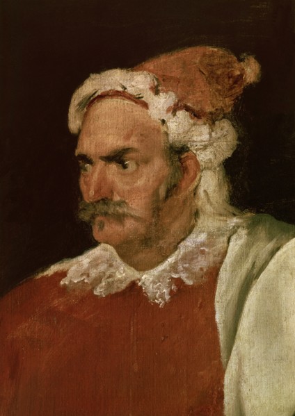 Vélasquez, Le Bouffon Barbarroja, don Cristobal de Castañeda y Pernía (détail)