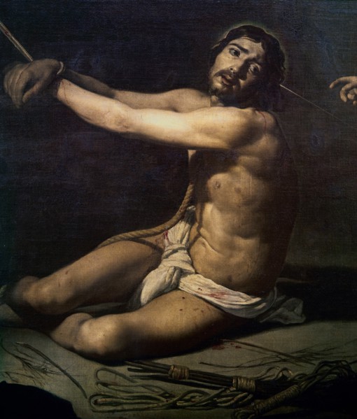 Vélasquez, Le Christ à la colonne (détail)