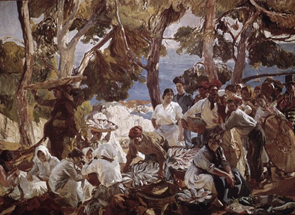Sorolla, La vente du poisson
