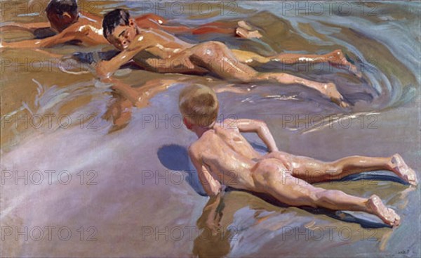 Sorolla, Enfants sur la plage