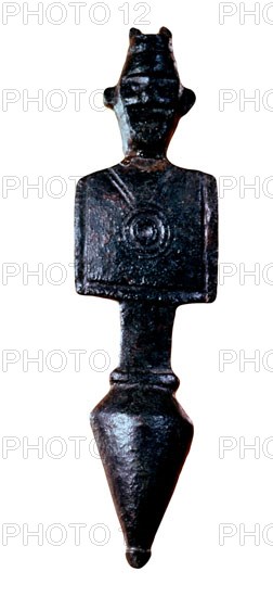 Idol from excavations