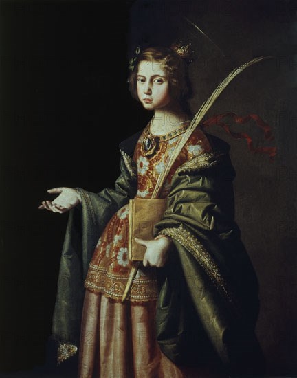 Zurbaran, Sainte Isabelle de Thuringe