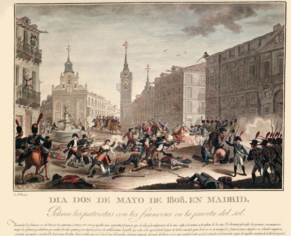 2 May 1808, fight with the French at the Puerta del Sol