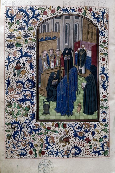VRELANT GUILLERMO 1410/81
LIBRO DE HORAS DE LEONOR DE LA VEGA- FUNERAL - MANUSCRITO FLAMENCO-