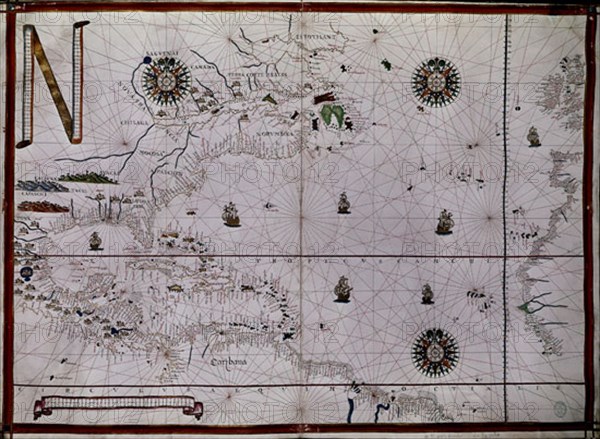 MARTINEZ JUAN
ATLAS PORTULANO OCEANO ATLANTICO  VIT 20
MADRID, BIBLIOTECA NACIONAL