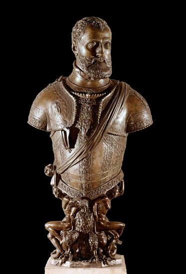 LEONI LEONE 1509/92
BUSTO DE CARLOS V EN BRONCE-RENACIMIENTO ESPAÑOL 1550 BRONCE 112 CM