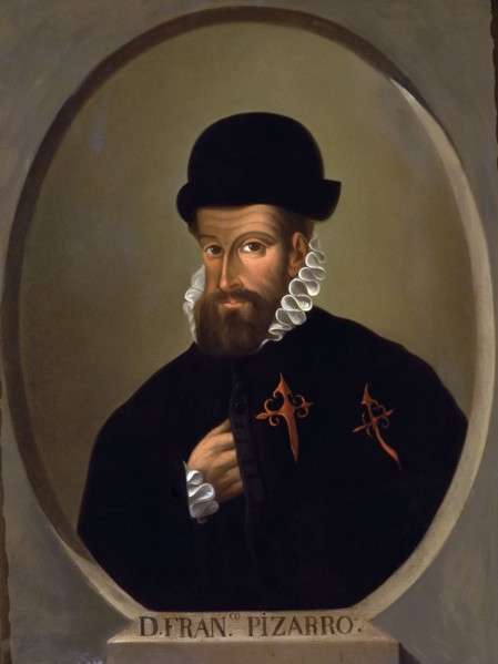 Portrait of Francisco Pizarro, Spanish conquistador