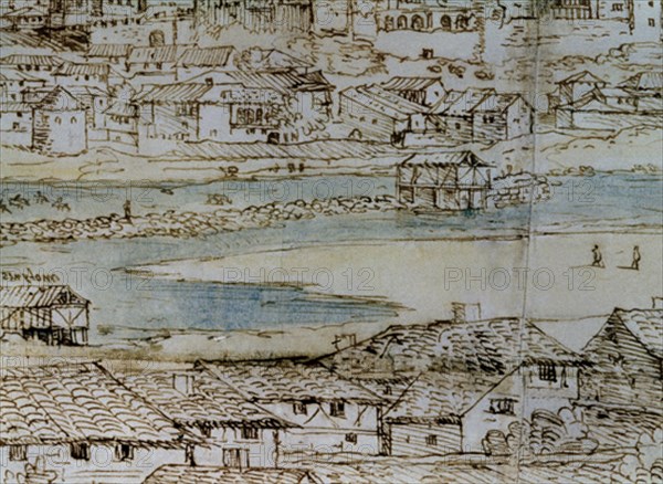 WYNGAERDE ANTON VAN DEN ?/1571
SALAMANCA-1570-DIBUJO SEPIA-DET MOLINO EN EL RIO TORMES
VIENA,