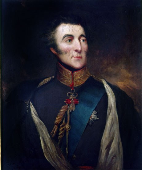 ETTY W
LORD ARTHUR  WELLESLEY DUQUE DE WELLINGTON Y CIUDAD RODRIGO - OLEO PRINCIPIOS SIGLO