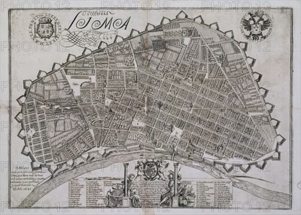 PLANO CIUDAD LIMA 1687-M P PERU Y CHILE 13
SEVILLA, ARCHIVO INDIAS
SEVILLA

This image is not