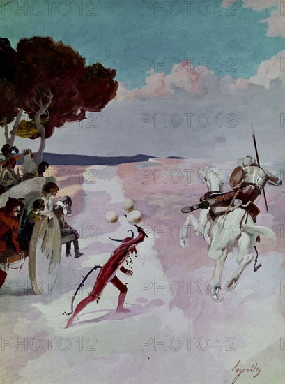 SEGRELLES JOSE 1885-1969
ESCENA DEL QUIJOTE- PUBLICADA EN 1966
MADRID, COLECCION ESPASA