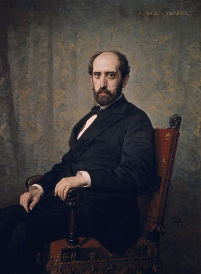 Madrazo y Kuntz, Portrait of Nicolas Salmeron Alonso