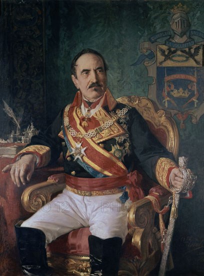 Casado de Alisal, Portrait de Baldomero Fernandez Alvarez Espartero