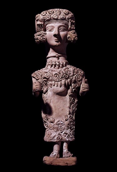 DAMA DE IBIZA-TANIT-PROCEDE IBIZA-S IV/III AC-ARCILLA 40 CM-FENICIA
MADRID, MUSEO ARQUEOLOGICO