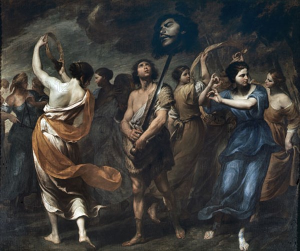 VACCARO ANDREA 1598/1670
EL TRIUNFO DE DAVID
GINEBRA, MUSEO DE HISTORIA
SUIZA

This image is