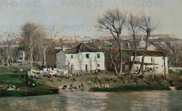 Beruete y Moret, Banks of Manzanares river