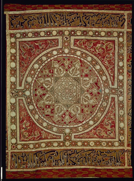 Tapestry made of silver threads