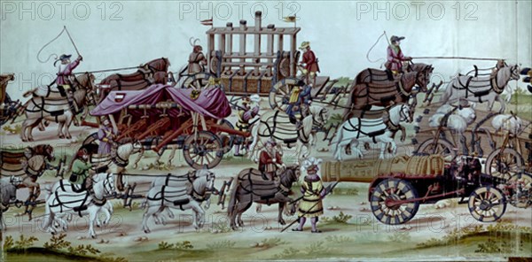 TRIUNFO DE MAXIMILIANO TRANSPORTE DE MATERIALES
MADRID, BIBLIOTECA NACIONAL
MADRID

This image