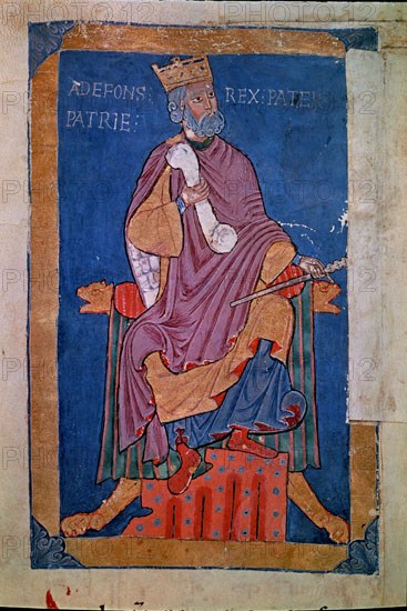 TUMBO A (1125 A 1255)- ALFONSO VI- (1040-1109)- FOL 26 V - CARTULARIO
SANTIAGO DE COMPOSTELA,