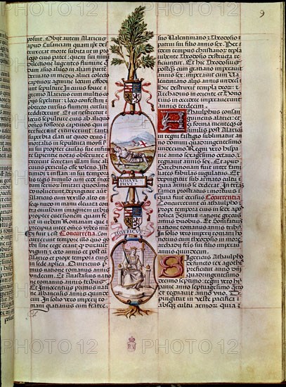 CARTAGENA ALFONSO DE 1385-1456
GENEALOGIA DE LOS REYES DE ESPAÑA - ATAULFO REY GODO
MADRID,