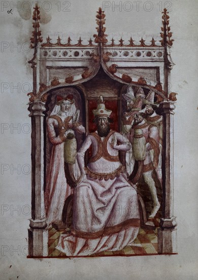 MSS 9267 RENE DE ANJOU REY DE NAPOLES FOLIO 70
MADRID, BIBLIOTECA NACIONAL
MADRID

This image