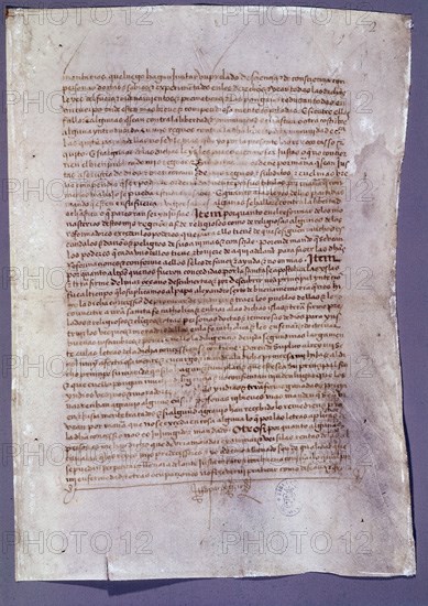 CODICILO ISABEL CAT PAG 2
MADRID, BIBLIOTECA NACIONAL
MADRID

This image is not downloadable.