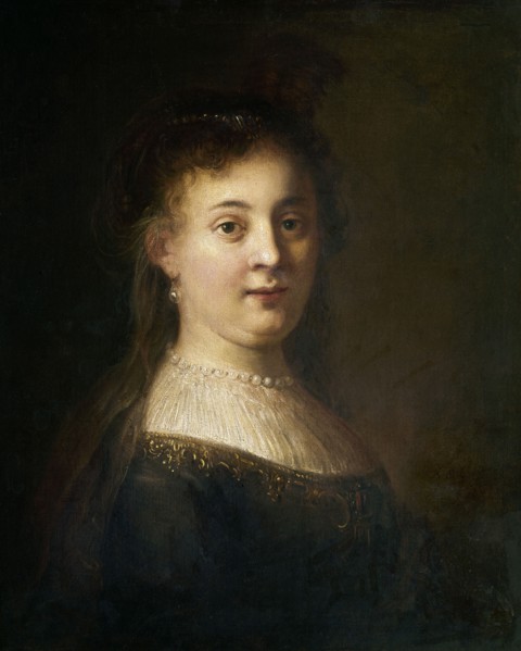 Rembrandt, Portrait of his wife Saskia