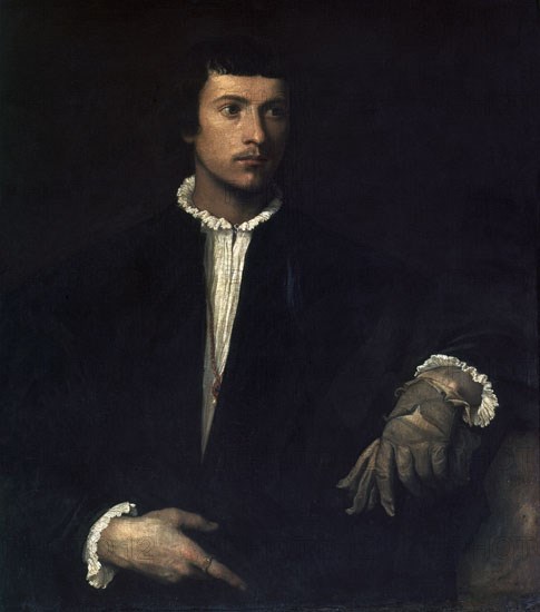 TIZIANO 1485/1576
EL HOMBRE DEL GUANTE
PARIS, MUSEO LOUVRE-INTERIOR
FRANCIA

This image is not