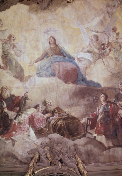 Goya, Coupole Regina Martyrum (détail)
