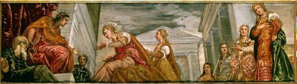 Tintoretto, The Queen of Sheba Visits Solomon