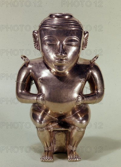 TESORO DE LOS QUIMBAYAS - FIGURA MASCULINA DE ORO - COLOMBIA - 200-1000 DC
MADRID, MUSEO DE