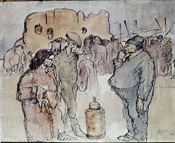 Nonell, Drawing