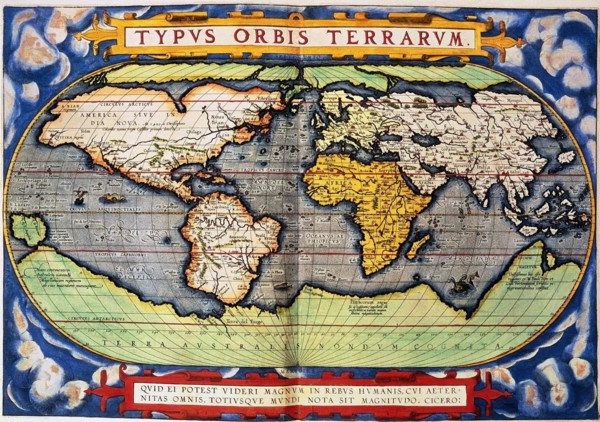 Ortelius, Carte du monde