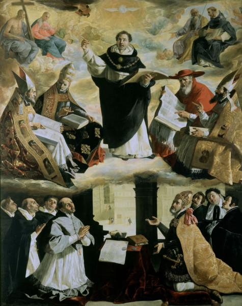 Zurbaran, Apotheosis of Saint Thomas of Aquin