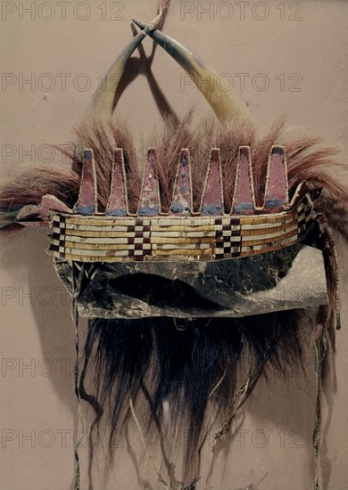 New Mexico Indian Clothing (Helmet)