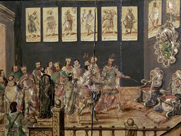 GONZALEZ MIGUEL Y JUAN
CONQUISTA DE MEXICO- VISITA DE HERNAN CORTES A MOCTEZUMA Y RECIBIMIENTO EN