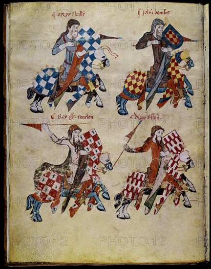 LIBRO DE LOS CABALLEROS DE LA ORDEN DE SANTIAGO - 1361 - FOLIO 29 V - PERES - BONIFAS - GONZALEZ -