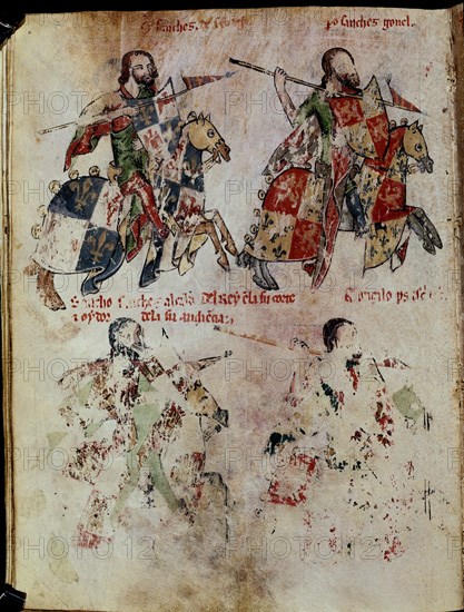 LIBRO DE LOS CABALLEROS DE LA ORDEN DE SANTIAGO - 1361 - FOLIO 40 V - SANCHEZ DE SANTO
