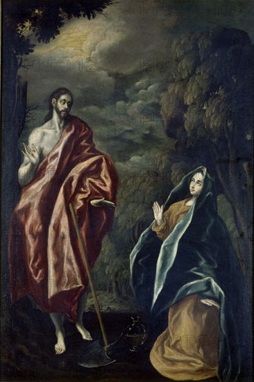 THEOTOCOPULI JORGE MANUEL 1578/1631
NOLI ME TANGERE
Madrid, Lazaro Galdiano museum