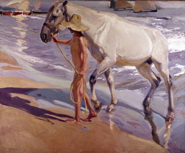 Sorolla, Le bain du cheval