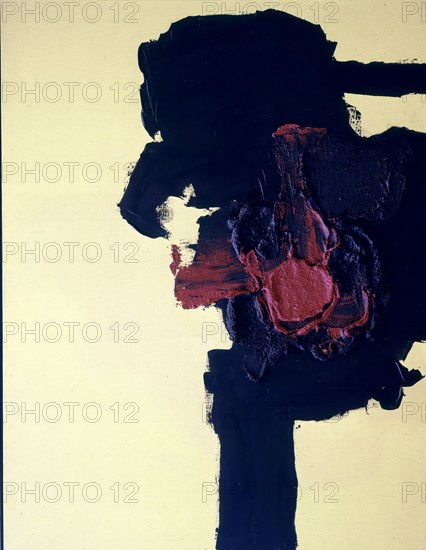 FEITO LUIS 1929/ 
NUMERO 460-A 1963. OLEO Y ARENA SOBRE LIENZO. PINTURA ABSTRACTA
CUENCA, MUSEO