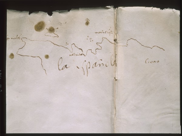Colomb, Carte du nord-ouest de l'Espagne