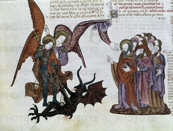 BIBLIA DE ALBA-APARICION DE GABRIEL
MADRID, COLECCION DUQUES DE ALBA
MADRID

This image is not