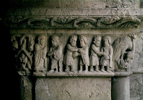 CLAUSTRO ROMANICO-DET CAPITEL-
GERONA, CATEDRAL
GERONA

This image is not downloadable. Contact