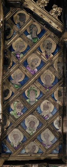 BERNEC PEDRO 1345/1398
RETABLO MAYOR.PLATA-HECHO POR ANDREU,BERTOMEU Y PEDRO BERNEC 1320 - 220x109
