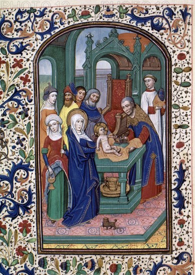 VRELANT GUILLERMO 1410/81
LIBRO DE HORAS DE LEONOR DE LA VEGA- PRESENTACION EN EL TEMPLO -