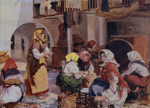 Lezcano, Pêcheuses galiciennes