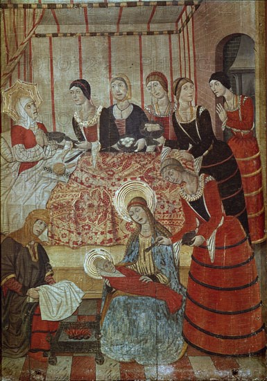 SERRA HERMANOS
NACIMIENTO DE SAN JUAN - S XIV - GOTICO CATALAN-PINTURA SOBRE TABLA
BARCELONA,